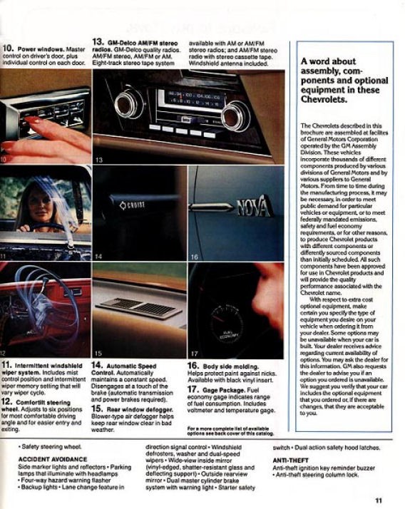 1979 Chevrolet Nova Brochure Page 10